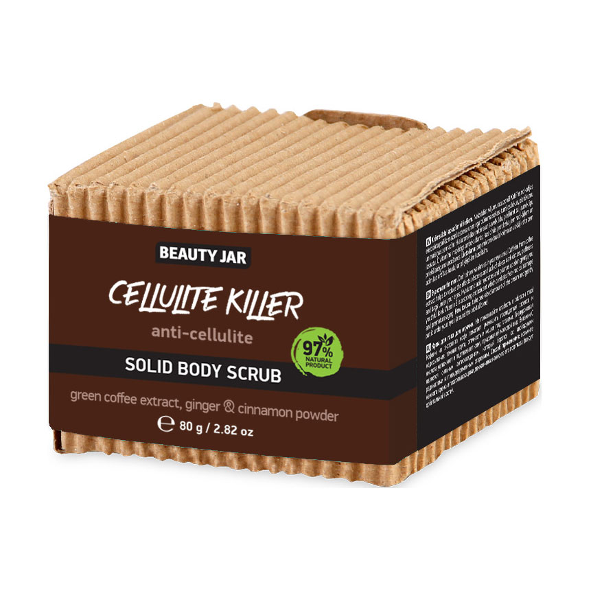 Скраб для тіла твердий Beauty Jar Cellulite Killer Solid Body Scrub, 80 г